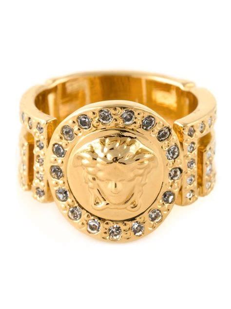 versace medusa swarovski ring|versace engagement rings.